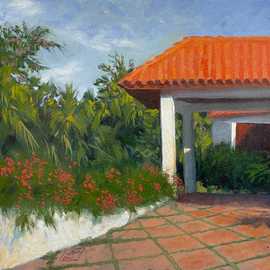 Casa de Campo by Bryan Leister | 8 inches  X 6 inches  | oil on board