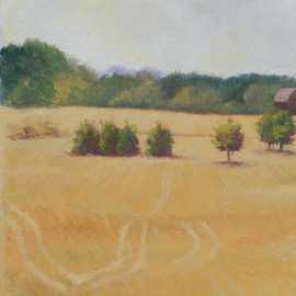 Harrisonburg Farm by Bryan Leister | 8 inches  X 6 inches  | oil on board