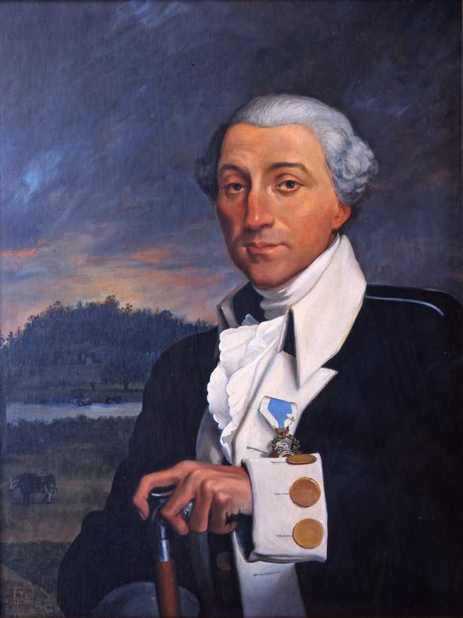 Oil Portrait of Pierre L'Enfant