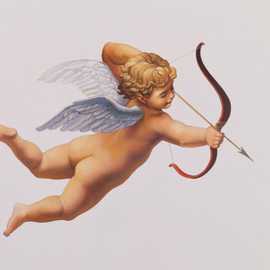 Cupid by Bryan Leister |  inches  X  inches  | oil on board